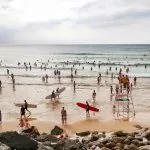 Plage de Biarritz dans le Pays Basque
