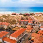 Vue drone de la résidence lagocéan, location Vieux Boucau dans les Landes