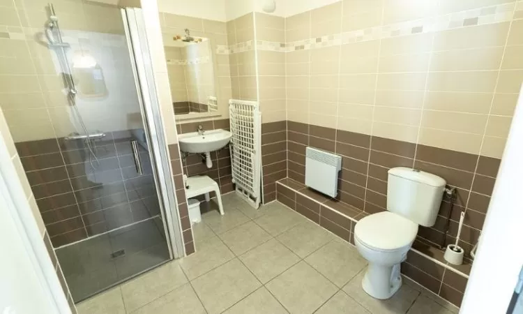 Salle d'eau T2 classic animaux admis Résidence Lagocéan, Résidence Location Vieux boucau dans les Landes