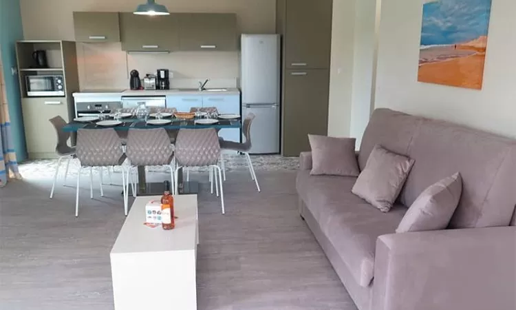 Pièce à vivre t4 Les Sables d'Or, Résidence Location Vieux boucau dans les Landes