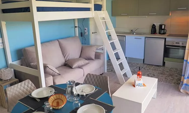 Séjour studio Les Sables d'Or, Résidence Location Vieux boucau dans les Landes